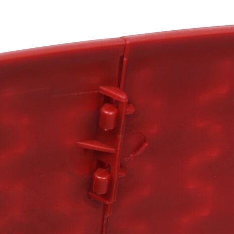 Kerstboomrok Ø65x19,5 cm rood 6