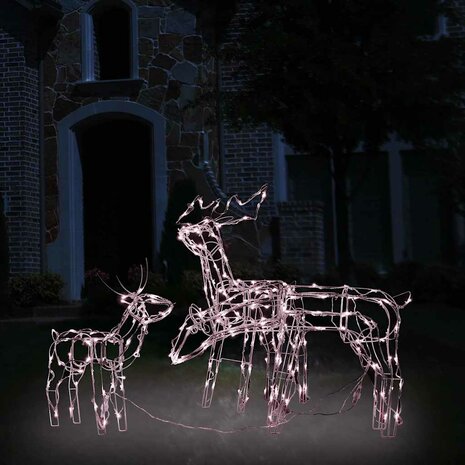 3-delige Kerstverlichting rendieren 229 LED&apos;s 1