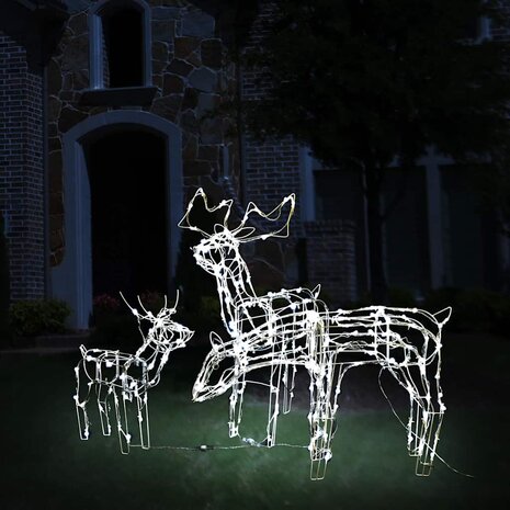 3-delige Kerstverlichting rendieren 229 LED&apos;s 1