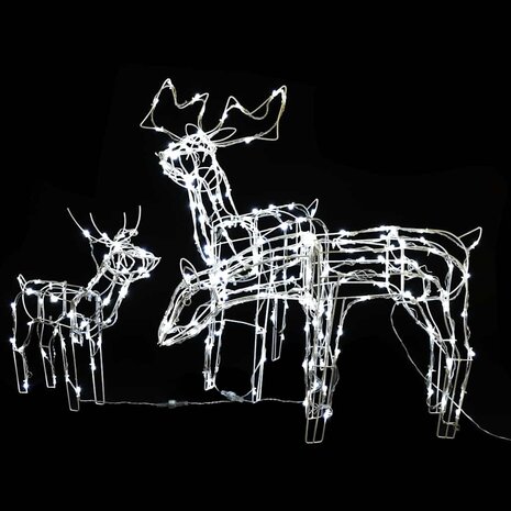 3-delige Kerstverlichting rendieren 229 LED&apos;s 3