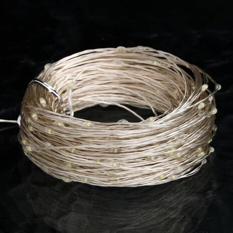 Lichtslinger met 300 LED&apos;s 30 m koudwit 5