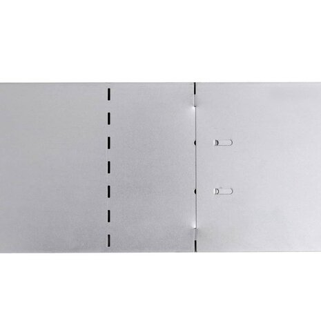 15 st Grasboord flexibel 100x14 cm gegalvaniseerd staal 8