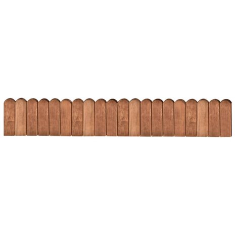 Gazonranden 3 st 120 cm geïmpregneerd grenenhout 2