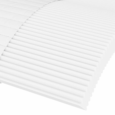 Schuimmatras hardheid H2 H3 120x200 cm wit 5