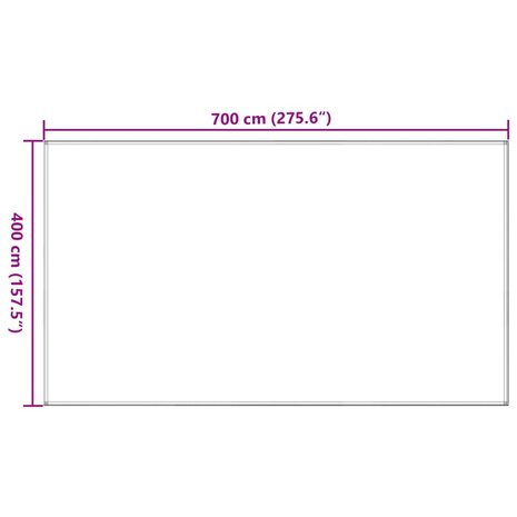 Tenttapijt 400x700 cm beige 8