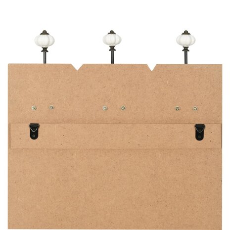 Wandkapstok met 6 haken LIVE LIFE 120x40 cm  6