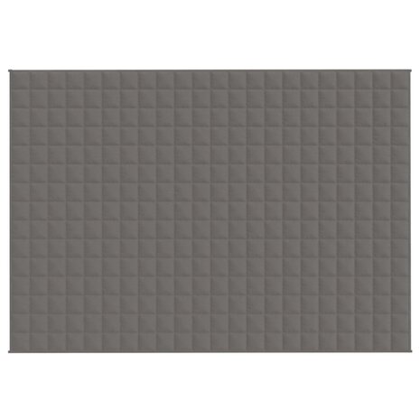 Verzwaringsdeken 155x220 cm 7 kg stof grijs 3