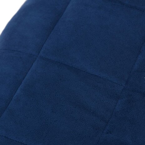 Verzwaringsdeken 200x200 cm 13 kg stof blauw 4