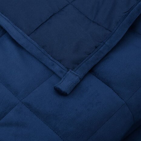 Verzwaringsdeken 200x200 cm 13 kg stof blauw 5