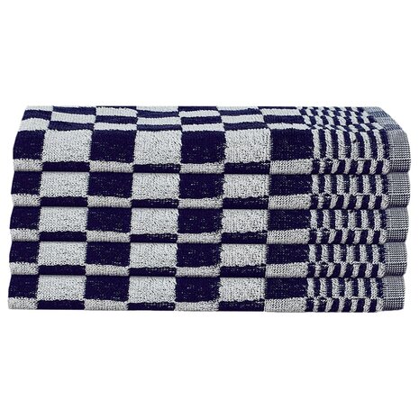 50-delige Keukendoekenset katoen blauw en wit 6