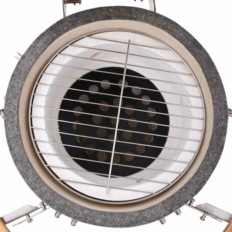 Kamado barbecue 76 cm keramiek 6