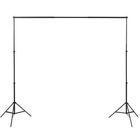 Fotostudioset met achtergrond en softboxlamp 4
