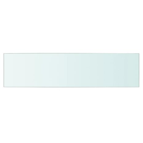 Wandschap transparant 60x15 cm glas 2