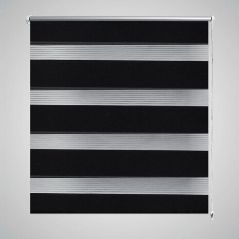 Duo Rolgordijn 80x150cm Zwart 1
