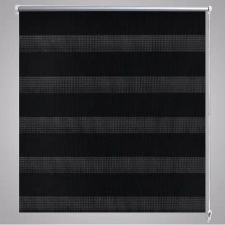 Duo Rolgordijn 80x150cm Zwart 4