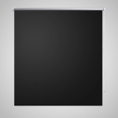 Rolgordijn verduisterend blackout 100 x 230 cm zwart 1