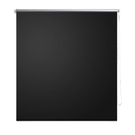 Rolgordijn verduisterend blackout 100 x 230 cm zwart 2