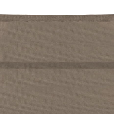 Ligbed textileen en aluminium taupe 7