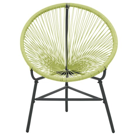 Tuinstoel Acapulco poly rattan groen 3