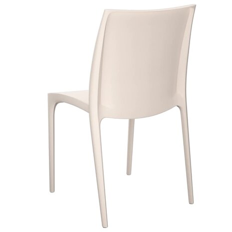 Tuinstoelen 2 st 50x46x80 cm polypropeen crèmekleurig 6