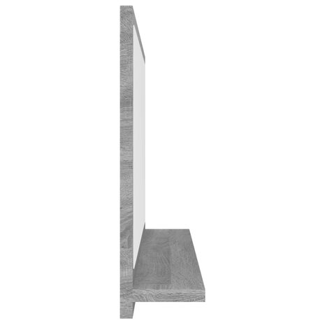 Badkamerspiegel 60x10,5x37 cm bewerkt hout grijs sonoma eiken 4
