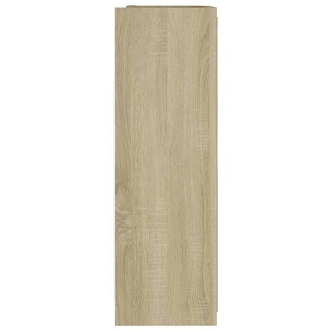 Badkamerspiegelkast 62,5x20,5x64 cm bewerkt hout sonoma eiken 9