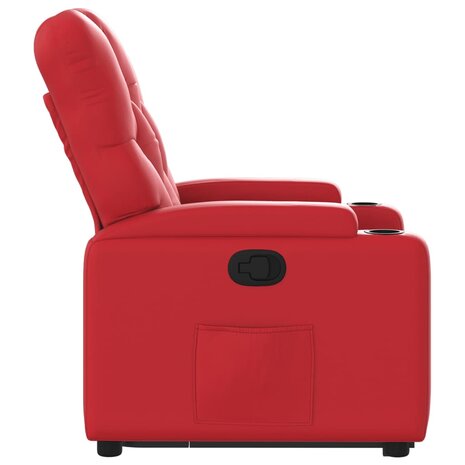 Sta-op-stoel kunstleer rood 9