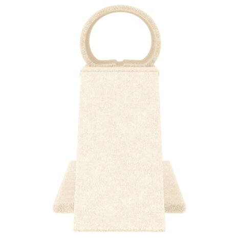 Kattenmeubel met tunnel en ladder 55,5 cm crèmekleurig 4