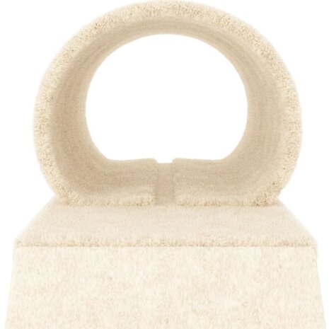 Kattenmeubel met tunnel en ladder 55,5 cm crèmekleurig 6
