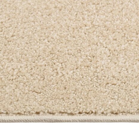 Vloerkleed kortpolig 80x150 cm beige 3