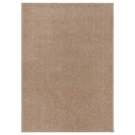 Vloerkleed kortpolig 120x170 cm bruin 1