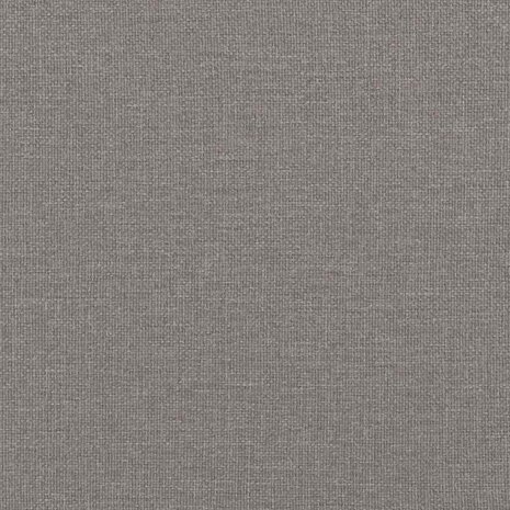 Massage chaise longue met bolster stof taupe 9