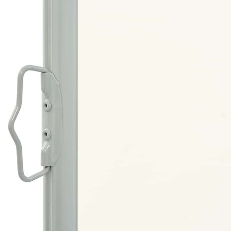 Tuinscherm uittrekbaar 100x300 cm crèmekleurig 4