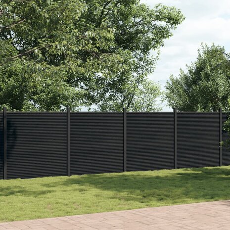Schuttingpaneel 1737x186 cm HKC grijs 1