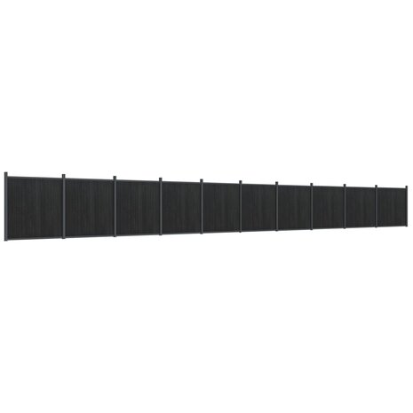 Schuttingpaneel 1737x186 cm HKC grijs 2