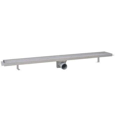Doucheafvoer 2 st rechthoekig 930x140 mm roestvrij staal 3
