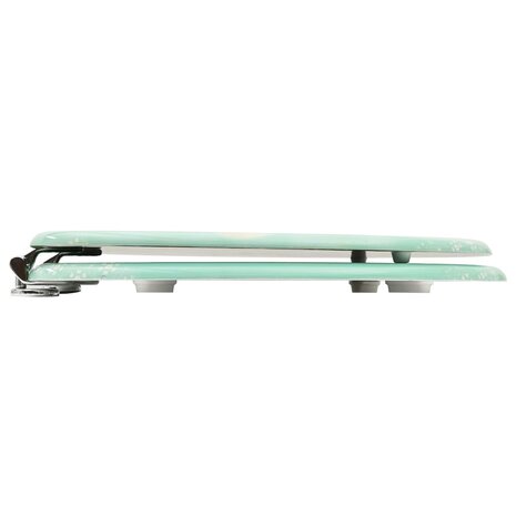 Toiletbrillen met deksel 2 st flamingo MDF 4