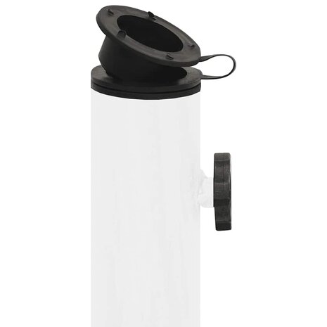 Parasolvoet 40x40x32 cm gietijzer wit 6