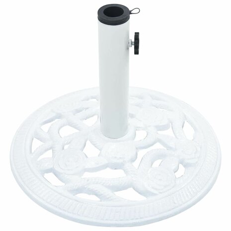 Parasolvoet 9 kg 40 cm gietijzer wit 5