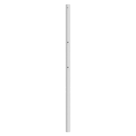 Hoofdbord 100 cm metaal wit 5