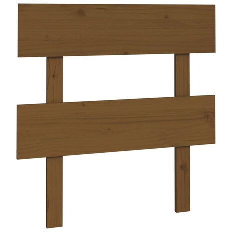 Hoofdbord 78,5x3x81 cm massief grenenhout honingbruin 2