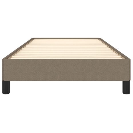Bedframe zonder matras 90x190 cm stof taupe 5