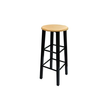 Eetset hout met zwart staal tan  3