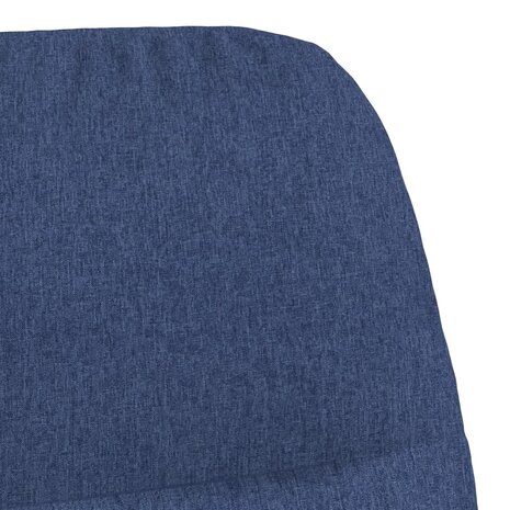 Relaxstoel stof blauw 7