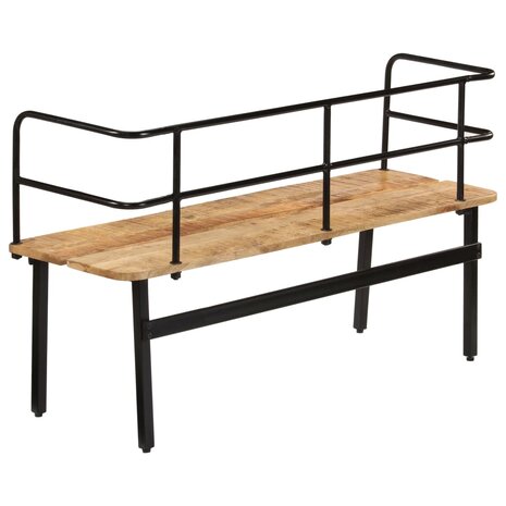 Bank 120x40x70 cm massief mangohout  4
