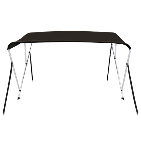 Biminitop 3 bogen 183x180x137 cm zwart 3