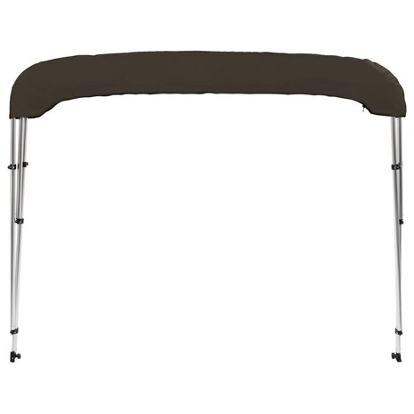 Biminitop 3 bogen 183x180x137 cm zwart 4