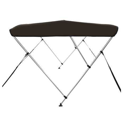 Biminitop 3 bogen 183x180x137 cm zwart 5