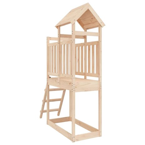 Speelhuis 53x110x214 cm massief grenenhout 3