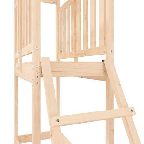 Speelhuis 53x110x214 cm massief grenenhout 7
